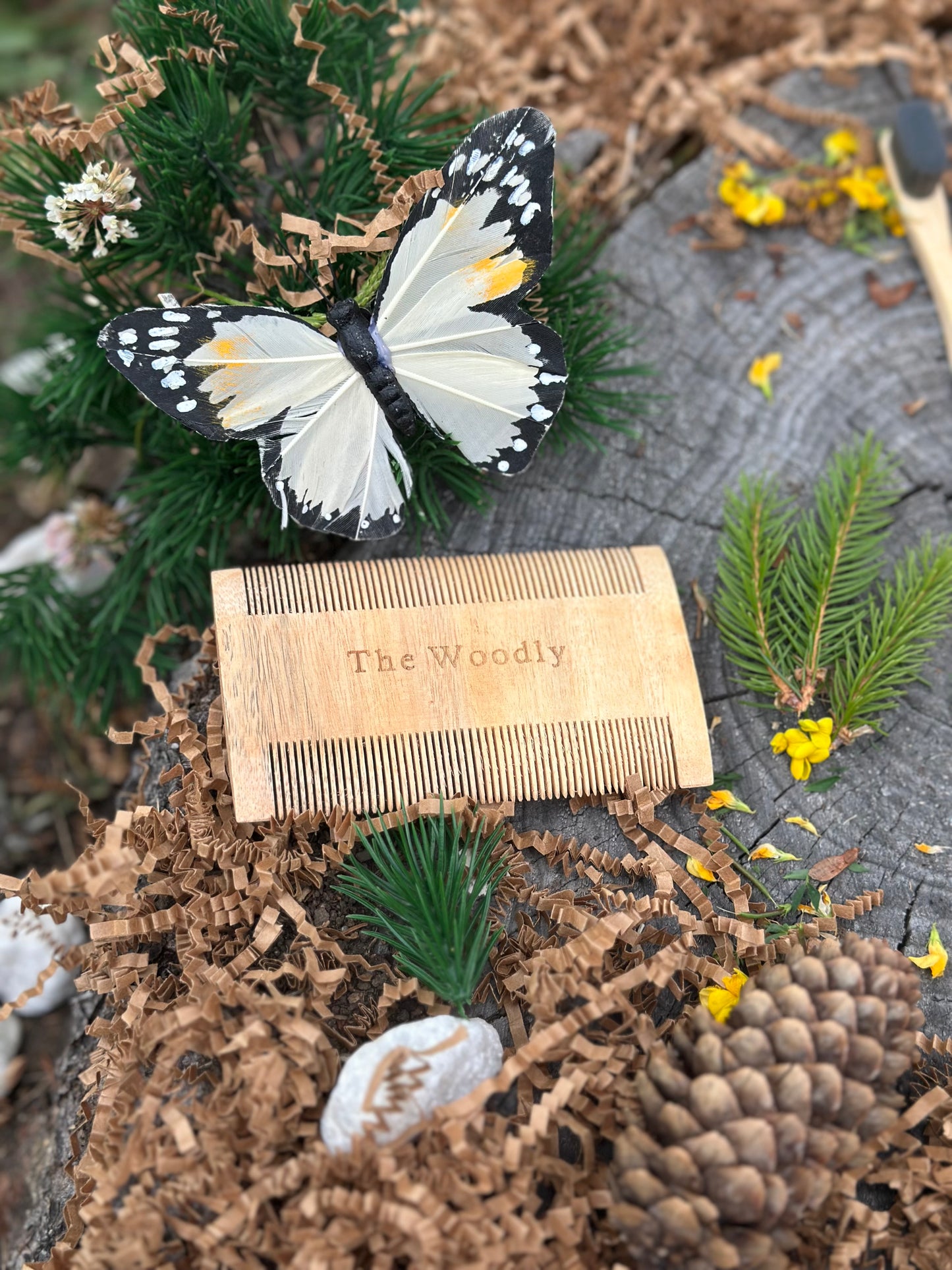 Oil-Treated Neem Wood Lice Comb