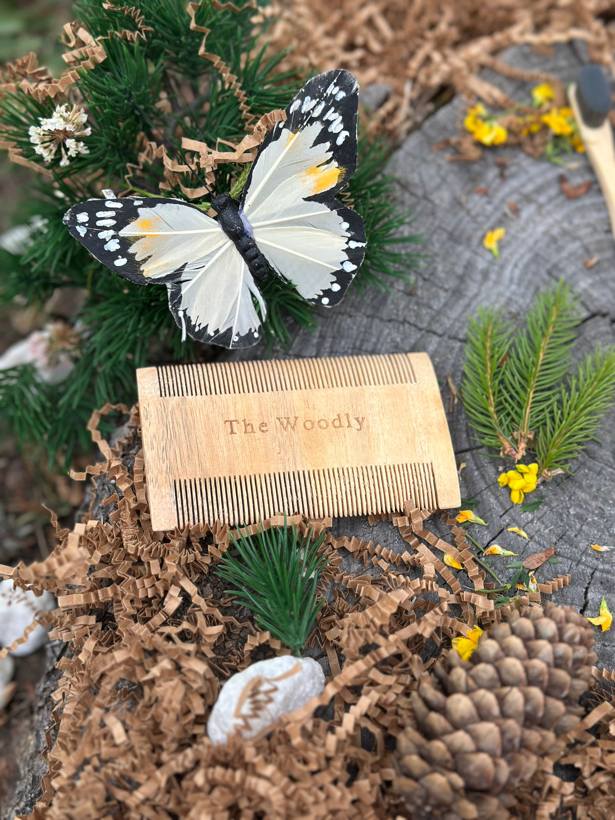 Oil-Treated Neem Wood Lice Comb