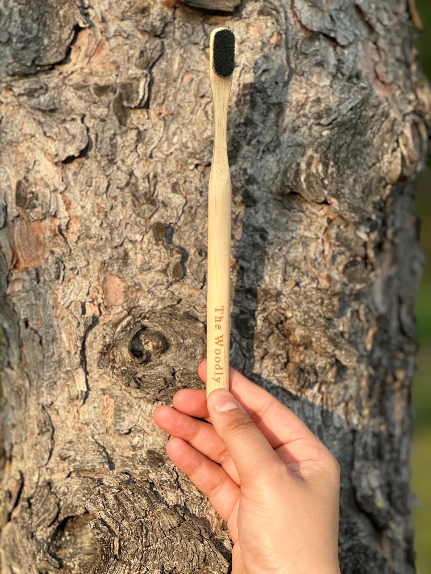 Woodly Bamboo Charcoal Bristle Toothbrush